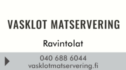 Vasklot Matservering / Vaskiluodon Ruokala logo